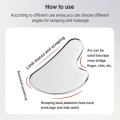 Gua Sha Facial Tool Stainless Steel Guasha Scraping Massage Scraper Face Massager  Gua Sha Board Beauty Skin Care. 