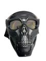 Motorcycle Skull Mask Goggle Tactical Colored Glass Mask Bikes Riding Full Face Skull Mask. 