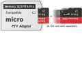PSVITA SD2Vita PS Vita Memory Card Adapter Compatible with PS Vita 1000/2000 3.6 or HENkaku System (1 Pack). 
