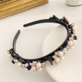 Pearl Braided Hair Clip, Summer Headband, Decorative Hairpin for Women. 