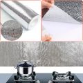 Self Adhesive Drawer Shelf Liner, Waterproof Aluminum Foil, for Home, Kitchen and Bathroom 40cm x200cm. 