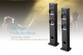 F&D T300X 140 W 2.1 Channel Soundbar Cum Tower Speaker Wireless Bluetooth Multimedia TV Speaker with Multicolor LED Display, Remote, Digital FM & USB. 