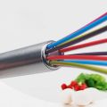1 pc Heat Resistant Non-Stick Multicolor Kitchen Premium Silicone Whisk. 