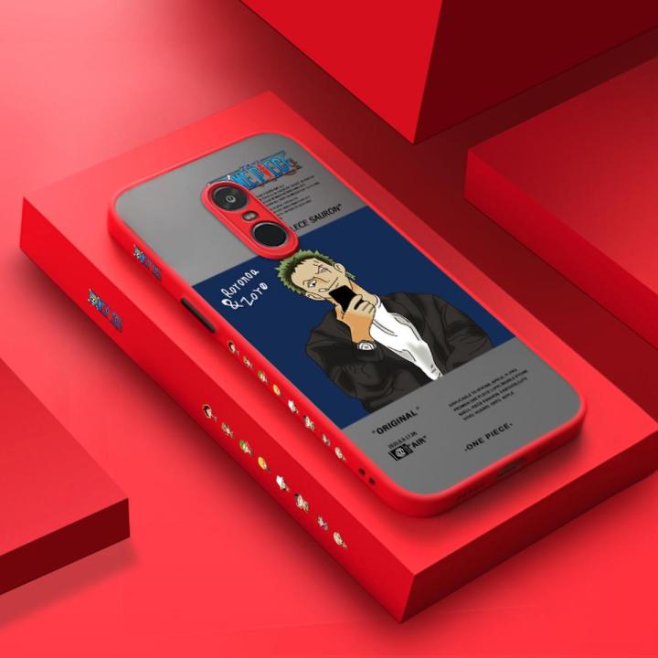 For Redmi Note 4 Pro Case With Fashion Roronoa Zoro Side Edge Square Silicone Frosted Transparent Hard Casing New Design soft Cases Full Back Cover Camera Phone Case Shockproof Protection Case