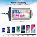 Underwater Waterproof Rainproof Mobile Case PVC Bag Transparent Touch Screen Premium Cell Phone Pouch Cover For Travel Hiking Rainy Season Monsoon. 