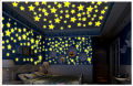 3D stars glow shine in the dark Luminous on Wall Glowing Stickers for Wall Decal Kids Room living room Home Decoration / Fluorescent Night Glowing Stars Wall Sticker. 