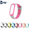 ALOGY MI Band 5, MI Band 6 Silicon Strap Fancy 2 Colour Silicon Strap - For Mi Band 5/6.. 