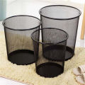 Round Net Metal Dustbin Dustbin Metal Jali Dustbin Black Jali Waste Paper basket Office Basket Three Sizes. 
