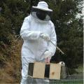 Pro Beekeeping Protective Equipment Veil Bee Keeping Full Body Suit Hat Smock. 