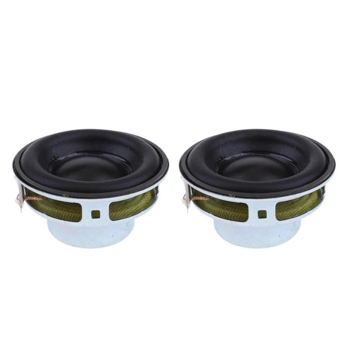2x 40mm 4Ohm 5W Full Range Audio Speaker Round Stereos 16 Coil