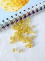 100/150 pcs 9.5, 5mm, 4mm Golden Metal Bead Caps for Jewellery Making, DIY Tussles, Crafting. 