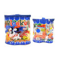 Blocks toy for kids 72 pcs in different colors. 