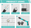 Manual Steel Nail Gun Tool, Concrete Nail Gun, Portable Mini Nail Shooting Machine with 20 Nails, Nail Wall Fixing Tool for Cement Walls, Household Wood working. 