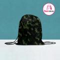 Army camouflage Drawstring School Bag Digitally printed For (Boys & girls). 