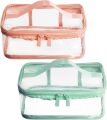 Discover the Elegance of Crystal Clear Beauty: Premium Double-Layer Transparent Cosmetic Bags for Organized Bliss! designed makeup bags combine practicality, style, and durability. Crafted from premium. 
