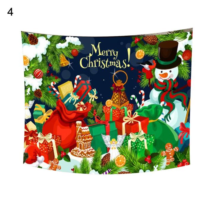 Xmas Wall Tapestry Soft Tear Resistant Christmas Wall Art Decoration