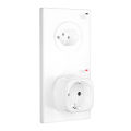 LENCENT 2 X Pakistan/Europe to Switzerland Adapter Plug Travel Adapter(White) Charger Converters Plug Adapters Mobile Accessories. 