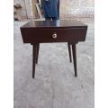Bed Side Table With Single Drawer ( Brown ). 