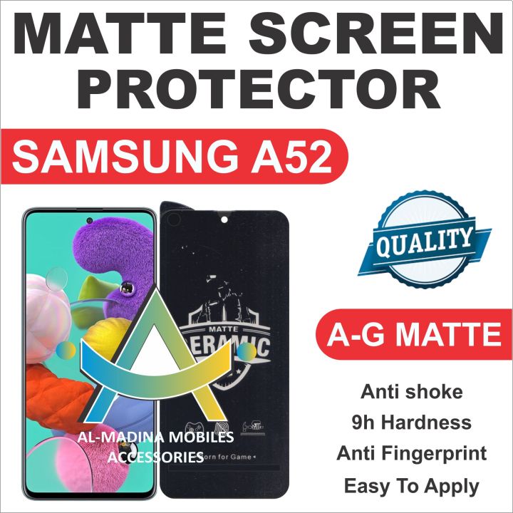 Samsung%20Galaxy%20A52%20Ceremic%20Matte%20Protector%20/%20%20Ceremic%20Matte%20Screen%20Protector%20Samsung%20Galaxy%20A52%20/%20High%20Quality%20Matte%20Film%20Unbreakable%20Protector%20For%20Samsung%20Galaxy%20A52%20-%20Image%202