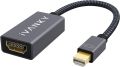 IVANKY Mini DisplayPort to HDMI Adapter, Mini DP(Thunderbolt) to HDMI Adapter, Gold-Plated Braided, Compatible with MacBook Air, Pro, Microsoft Surface Pro, Dock, Monitor, Projector and More. 