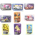 TAKARA TOMY Pokemon Cards Original Figures Lunala Pikachu QR Code Arcade Game Card Ga Ole PE Disks Special Legend Toys. 