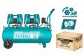 TOTAL Oil Free Air Compressor - 100 Litre - 3.2 HP - Silent Type - TCS2241008. 