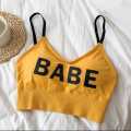 Women's BABE print Bra Soft Paded. 