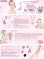 9 in 1 Electric Facial Massager Brush Waterproof Facial Cleansing Brush Body and Face Skin Cleansing for Deep Cleansing Gentle Exfoliating and Removing Blackhead CNAIER 100% Orignal Product. 