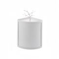 EMSA Plastic Corner Cabinet | 360° Rotate Mini Cabinet for Washroom, Kitchen, Bedroom | Easy Installation | Compact Storage Solution| plastic washroom cabinet. 