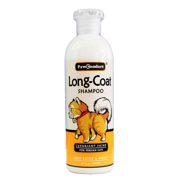 PawComfort Long-Coat shampoo - Specially made for Persian Cats - Long Hair Cat shampoo
