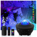 Galaxy projector Starry Light Projector Lamp Galaxy  Projector Night Light Table Lamp With Speaker Music Water Wave LED Projector Light Bluetooth Galaxy Projector Sound Light Decoration Room Decoration Home Decoration Light for Kids 21 Lighting Modes. 