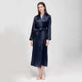 Pure Satin Silk Contrast Piping Hot Sexy Honeymoon robe gown for women, night suit, sleep wear, night dress, night wear, ladies nighty for girls, satin silk robe, silk robe for women, silk night suit. 