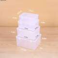 goya104 Yve 1 Preservation Box Thick Letterbox Small Large Clear Sheet Anti Small Mobile Plastic For Needle and Ear Cosmetics. 