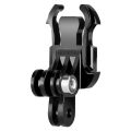 In Stock Telesin Dual head J-hook Quick release Base adapter J-mount for Gopro hero 5 6 7 3 3+ 4 Black DJI OSMO ACTION 2. 