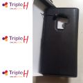 Triple H Samsung S9 Plus Case Luxury Leather Flip Cover Mate Black S9+ Wallet Card Cover Designed In London Original UU. 