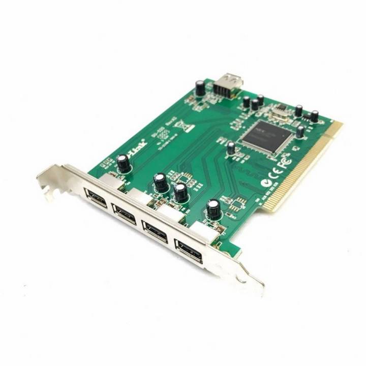 D-Link DU-520 USB 2.0 PCI Card 5 Port High Speed Host Controller 4+1 Port 5 Port USB 2.0 PCI Controller interface card 1x internal 4x external 5 Port PCI to USB 2.0 HUB PCI Expansion Card PCI 2.0 USB 5 Port Card for Desktop Computer ( Branded Used )