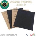 Sand Paper/ Emery Paper/ Abrasive Paper Water Proof Grit 100 For Wood, Metal and Walls. 