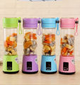 USB rechargeable fruit juicer, 6 blades 380ml juice blender machine, portable juicer machine. blander.. 