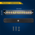 Warning Light Flashing Lights 12V-24V Strobe Warning Light, Breakdown Beacon LED Light Bar Red+Blue. 