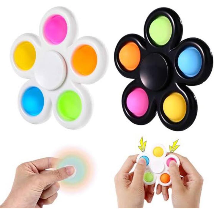 Popit Spinner (Hard plastic material) Rainbow 🌈 colour