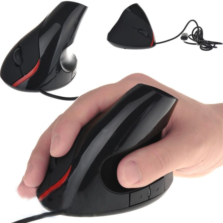 USB Vertical Optical Mouse 5D Optical Mouse for Computer PC Ergonomic Design