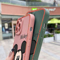 dienya For vivo y20 SG Case With New Design Thin Phone Case Cartoon Mickey Shockproof Square Edge Softcase Pattern Silicone Casing Full Cover Angel Eye Camera Protection Cases. 