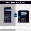 Durex Condoms Extended Pleasure 3 Pcs (Pack of 2) + Durex Play Tingle Lube 50ml. 