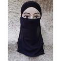 Niqab patti (Black). 