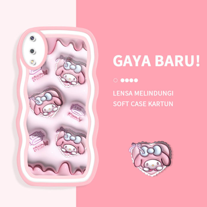Cute Girl Wave shaped Phone Case Samsung Galaxy A02 A03 Core A03S A04 A04S A10 A10S A11 A12 5G A13 4G A14 A20 A20S A21S A22 A23 A24 Phone Case