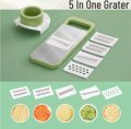 5 In 1 Multifunction Vegetable Cutter, Vegetable Slicer, Stainless Steel Vegetable Cutter With Hand Protectors, Vegetable Grater. 
