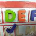 Digital Wooden Alphabet bus - Toy car - Alphabet sorting - Alphabet Puzzle - Intelligence Box - Alphabet Car. 