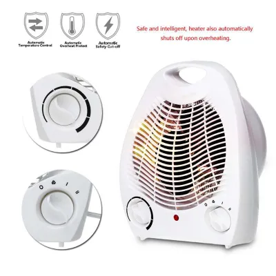 Electric Portable 2 Speed Fan Heater With