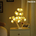 LED White Flower Lamp Electric Operated-KS. 