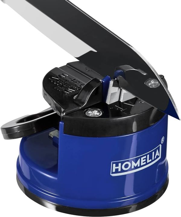 Best Knife Sharpener with suction cup - Kitchen Knife Sharpeners - Pocket Knife Sharpener - Manual Blade Sharpener